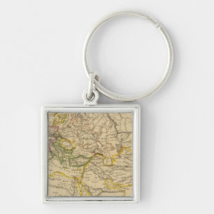 Geography of the Middle Ages Key Ring
