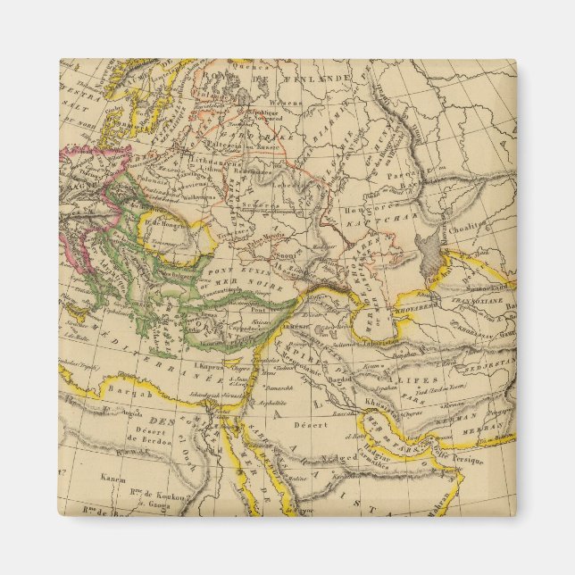 Geography of the Middle Ages Magnet (Front)