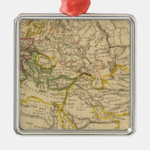 Geography of the Middle Ages Metal Ornament