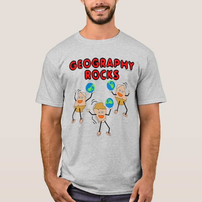 Geography Rocks T-Shirt (Front)