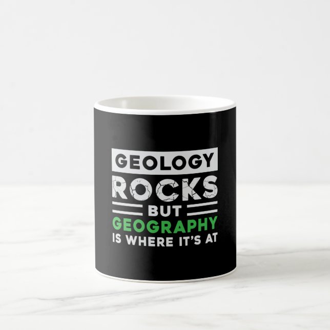 Geography Teacher Funny Map World Continents Gift Coffee Mug (Center)