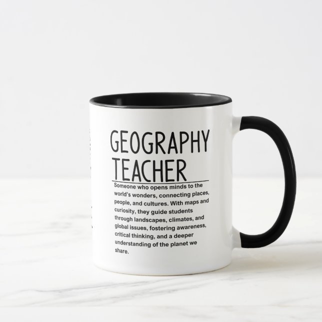 Geography teacher mug (Right)