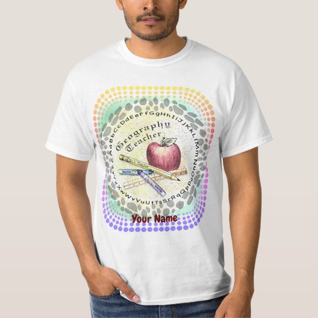 Geography Teacher  t-shirt (Front)