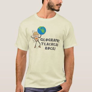 Geography Teachers Rock  T-Shirt