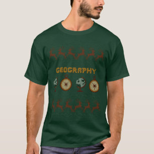 Geography Ugly Christmas Sweat T-Shirt