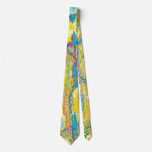 Geologic Map of Northwest Colombia Neck Tie