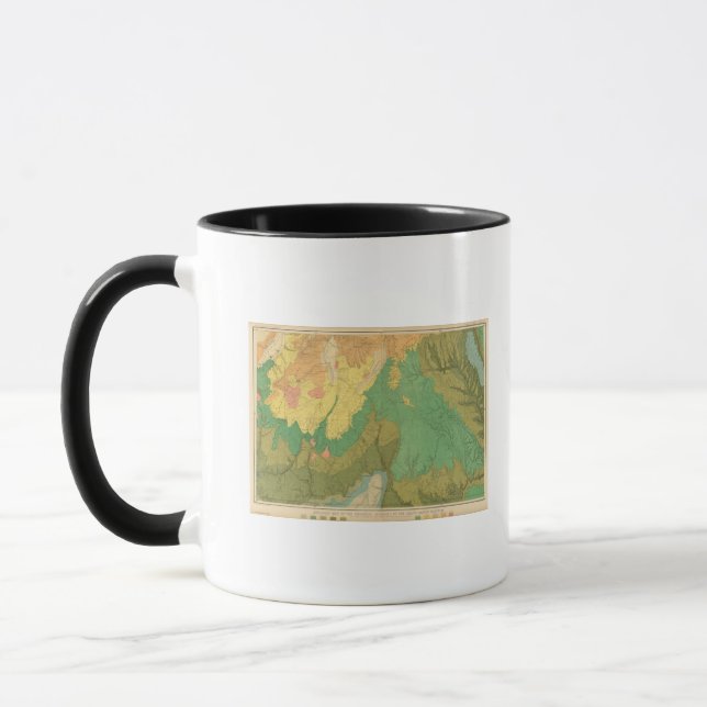 Geologic Map Of The Mesozoic Terraces Mug (Left)
