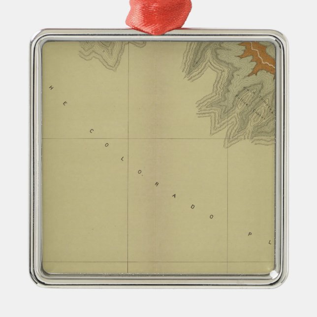 Geologic Map Of The Southern Metal Ornament (Front)