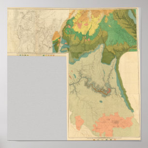 Geologic map sheets poster
