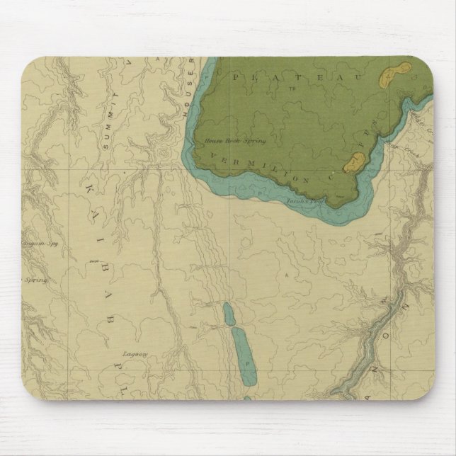 Geologic Map Showing The Kanab Mouse Pad (Front)