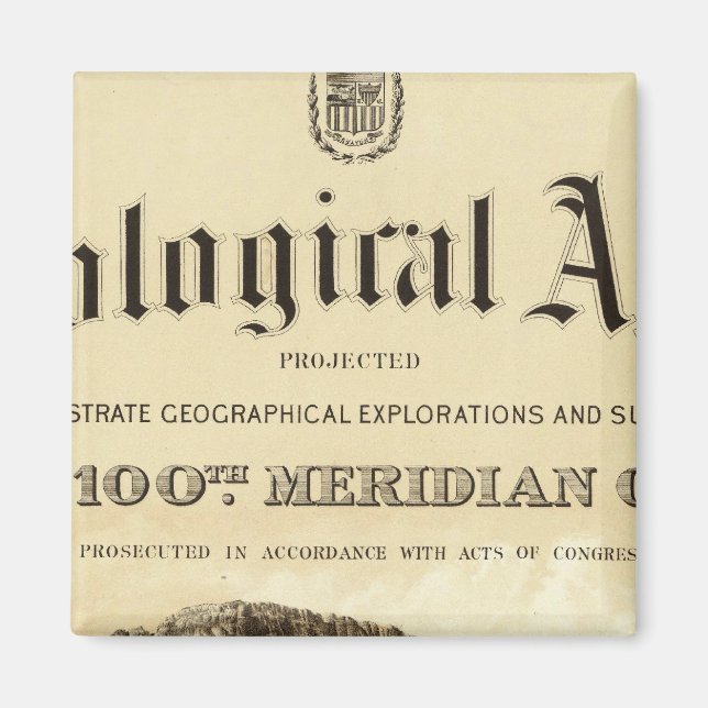 Geological Atlas Title Page Magnet (Front)