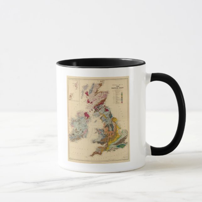 Geological map, British Isles Mug (Right)