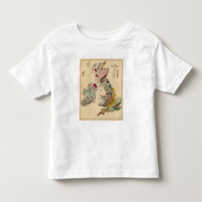Geological map, British Isles Toddler T-Shirt (Front)