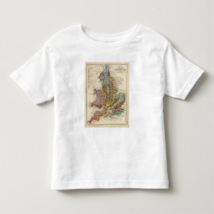 Geological map England, Wales Toddler T-Shirt