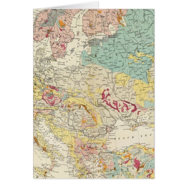 Geological map Europe (Front)