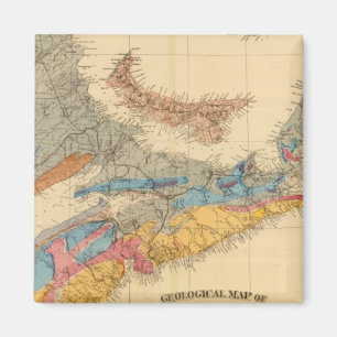 Geological map, Maritime Provinces Magnet