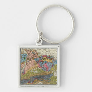 Geological map of Germany Key Ring