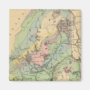 Geological map of Maine Magnet