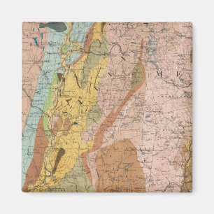 Geological Map of New Hampshire 2 Magnet