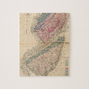 Geological map of New Jersey Jigsaw Puzzle