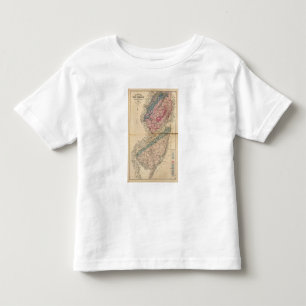 Geological map of New Jersey Toddler T-Shirt