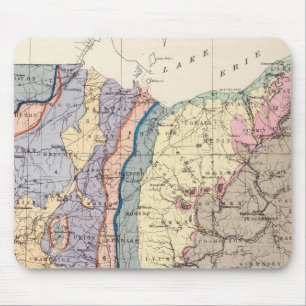 Geological map of Ohio Mouse Pad