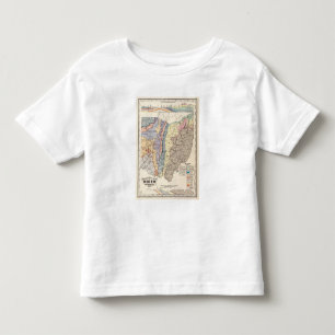 Geological map of Ohio Toddler T-Shirt