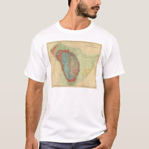 Geological map of the Black Hills of Dakota T-Shirt