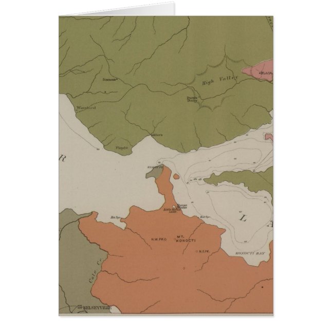 Geological Map of the Clear Lake District (Front)