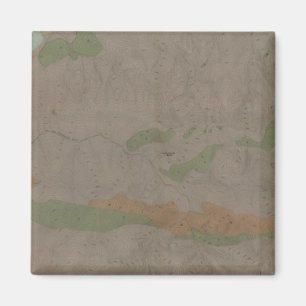 Geological Map of the New Almaden Mining District Magnet