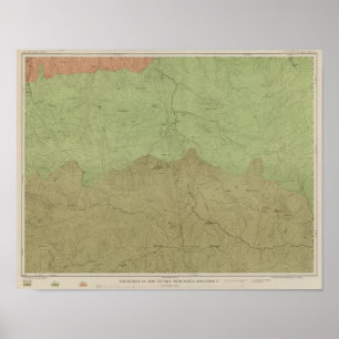 Geological Map of the New Idria District Poster