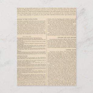 Geological Map of the United States 2 Postcard