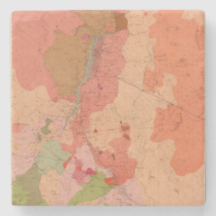 Geological Map of the Washoe District Stone Coaster