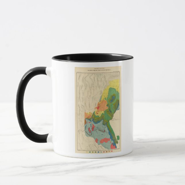 Geological Map Of The Western Part Mug (Left)