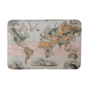 Geological Map of the World Bath Mat