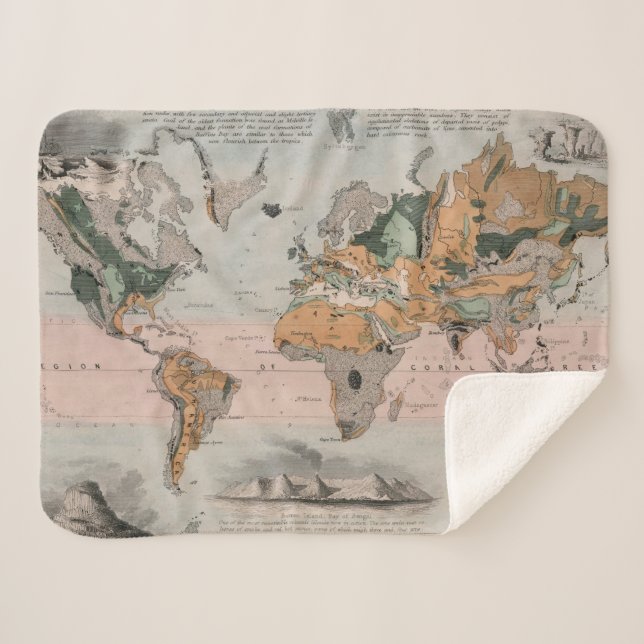 Geological Map of the World Sherpa Blanket (Front (Horizontal))