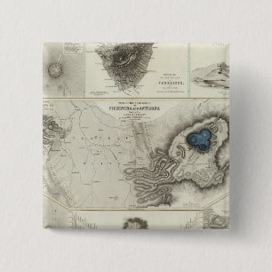 Geological phenomena 15 cm square badge