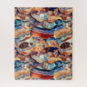 Geological Sedimentation Texture Puzzle