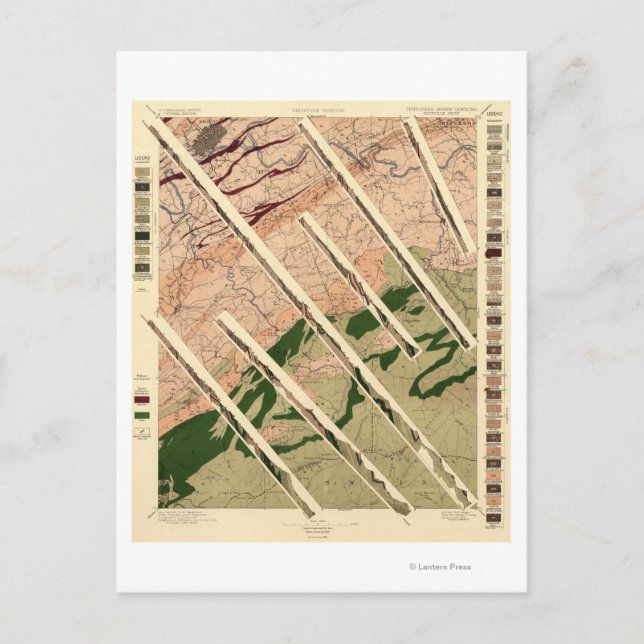 Geological Survey of Tennessee and North Postcard (Front)