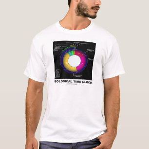 Geological Time Clock (Earth Science) T-Shirt