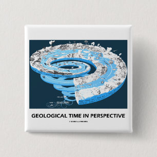 Geological Time In Perspective (Geological Age) 15 Cm Square Badge