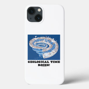 Geological Time Rocks! Geological Age Timeline iPhone 13 Case