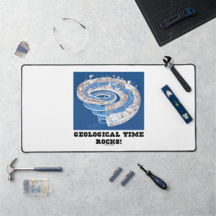 Geological Time Rocks! Geological Age Timeline Desk Mat