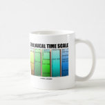 Geological Time Scale (Geological Age) Coffee Mug<br><div class="desc">No matter what age you are,  if you are into Earth's history and geological age,  you'll enjoy any of these colourful time line gifts featuring the geological time scale,  complete with periods and epochs. Showcase your geological attitude with any of these educational,  scientific earth science gifts!</div>
