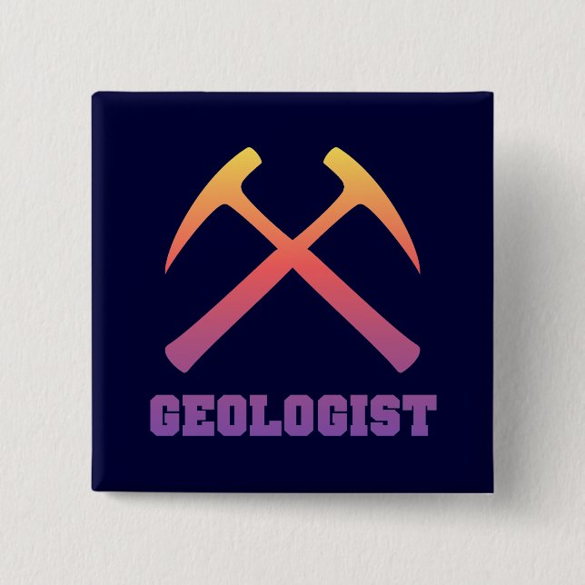 Geologist Button (Front)