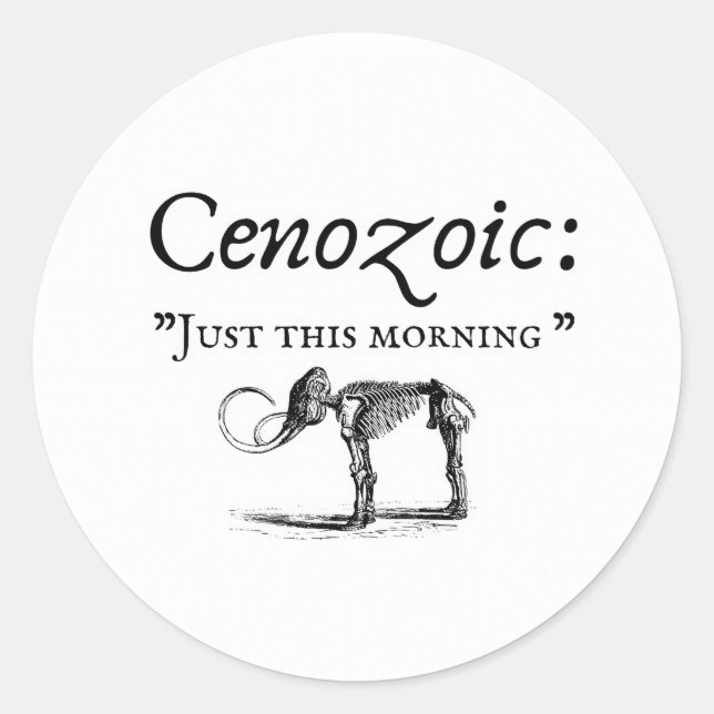 Geologist Classic Round Sticker (Front)