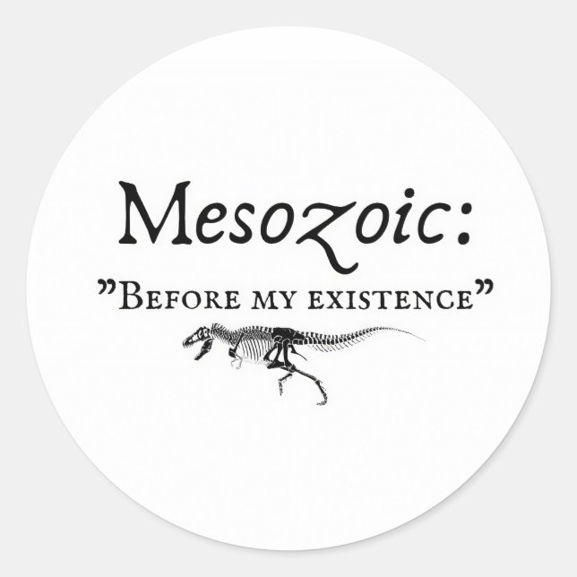 Geologist Classic Round Sticker (Front)