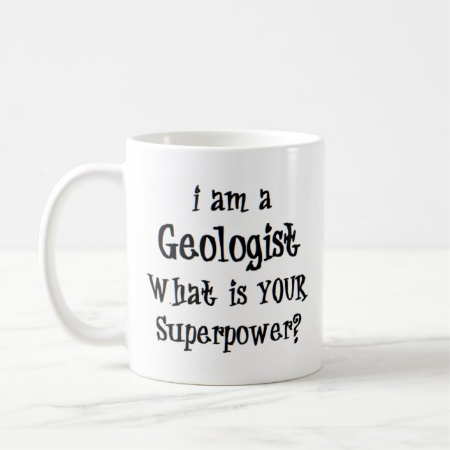 geologist coffee mug (Left)