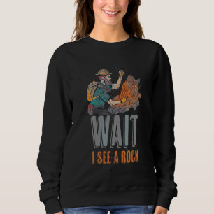 Geologist Collectors Distressed Quote Rock Wait I  Sweatshirt