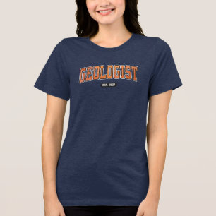 Geologist College Graduate (Sandstone Version) Tri-Blend Shirt